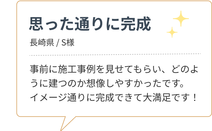 思った通りに完成