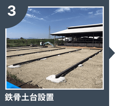鉄骨土台設置