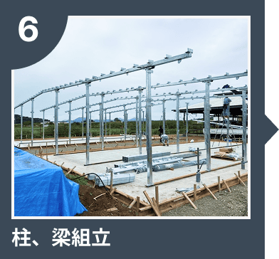 柱、梁組立