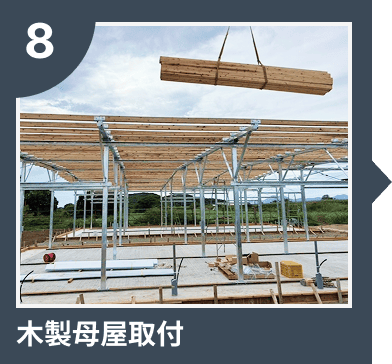 木製母屋取付