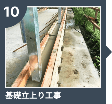 基礎立上り工事